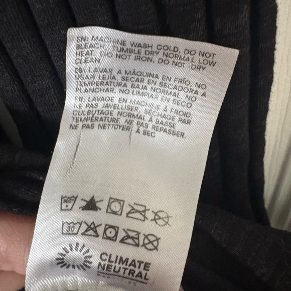 Reformation Black Sheath Dress with Bell Sleeves - Picture 6 of 6